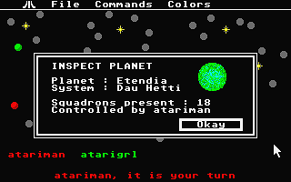 Galactic Empires atari screenshot